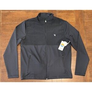 Vuori Sunday Element Jacket Black Hooded Zip Performance Apparel Men's L NEW NWT